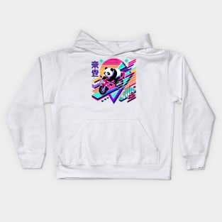 Pandawave Aesthetic Kids Hoodie